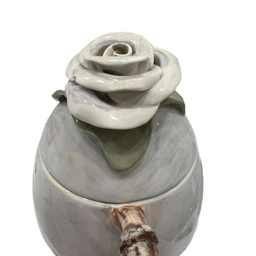 STUDIO B CERAMIC 3 PIECE CERAMIC STACKING TEAPOT
